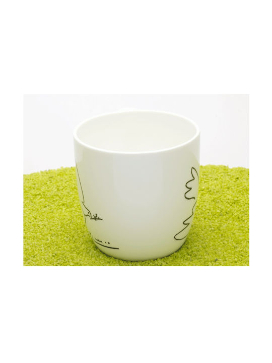 Konitz «la Colombe De La Paix» Mug from Porcelain White 425ml