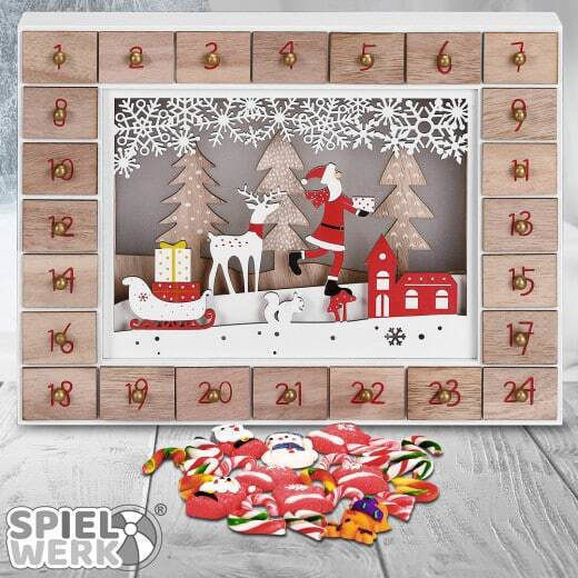 Calendar Advent Cutie Muzicală DIY Din Lemn