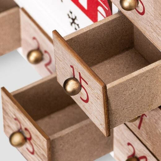 Calendar Advent Cutie Muzicală DIY Din Lemn