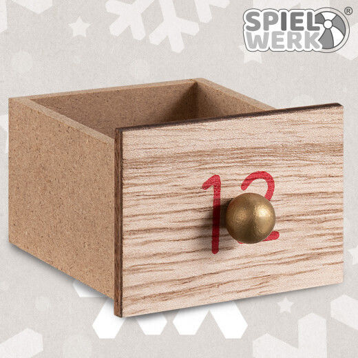 Calendar Advent Cutie Muzicală DIY Din Lemn