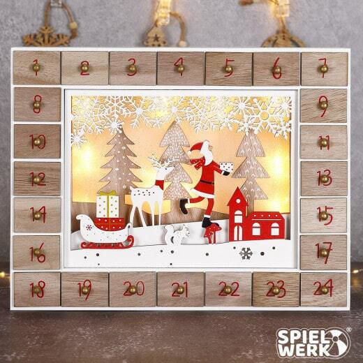 Calendar Advent Cutie Muzicală DIY Din Lemn