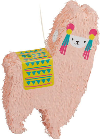 Pinata În Formă de Llama Pentru Dulciuri Jucărie Mexicană Pentru Petrecere Copii Cu Agățat De Tavan Dimensiune 50 X 30 Cm