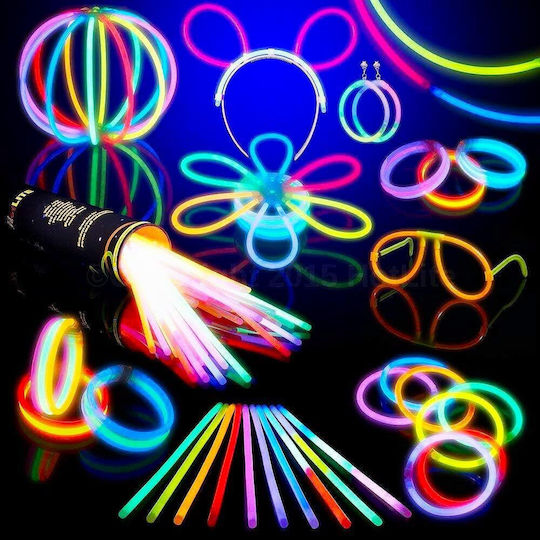 Hotlite Set Colorful Glow Sticks 100 Pieces 20 Cm