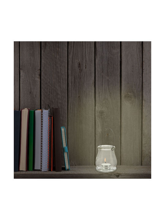 Set 12 Glass Lanterns Candles Approximately 10 X 9.5 Cm In Size Relaxdays