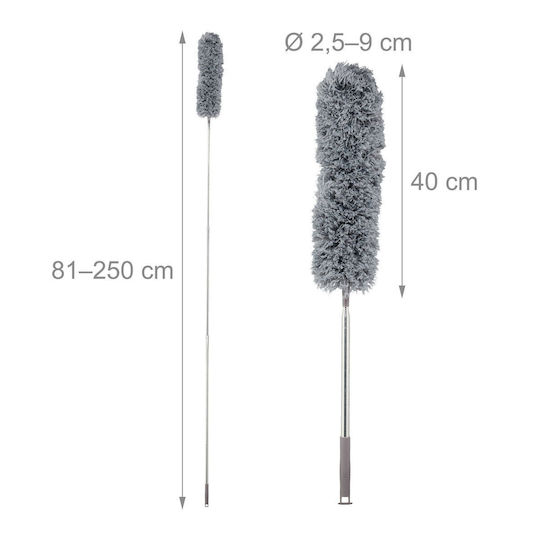 Telescopic Pole Umbrella Stand Relaxdays Dimensions 81 250 Cm Gray