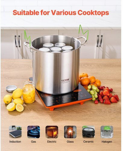 Vevor Stainless Steel Marmite Pot 35cm