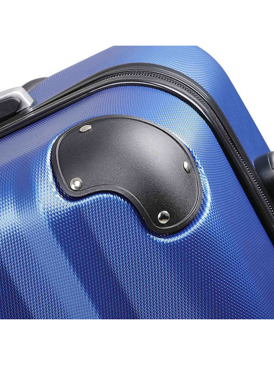 Monzana Среден самолетен куфар Exopack 39.5 X 25 X 60 см 4 колела 360 градусово въртене ABS син Monzana Среден самолетен куфар Exopack 39.5 X 25 X 60 см 4 колела 360 градусово въртене ABS син