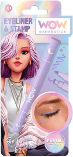 WOW Generation Pastel Eyeliner with Stamp Children's Makeup Pastel Eye Liner (Various Designs) 1pc