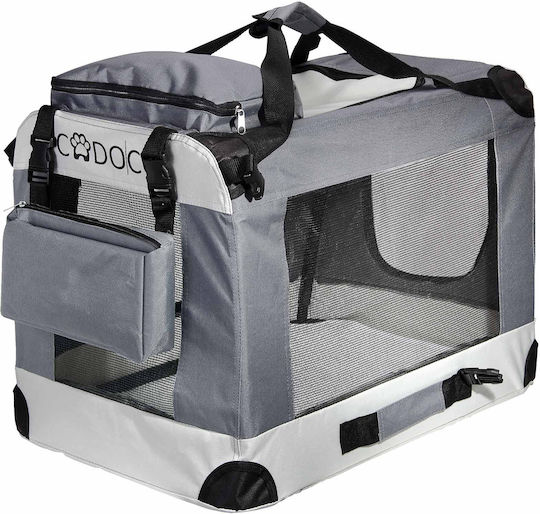 Dog Transport Bag Foldable Gray S 50 X 35 X 35 Cm
