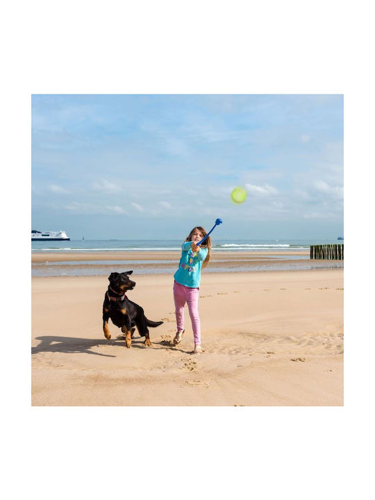 Hunde-Ballwurfgerät Set 4-teilig Relaxdays Mehrfarbig