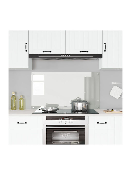 vidaXL Rectangular Kitchen Back made of Glass Transparent 120x60x0.6cm 42001297 1pcs