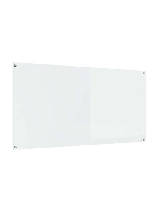 vidaXL Rectangular Kitchen Back made of Glass Transparent 120x60x0.6cm 42001297 1pcs