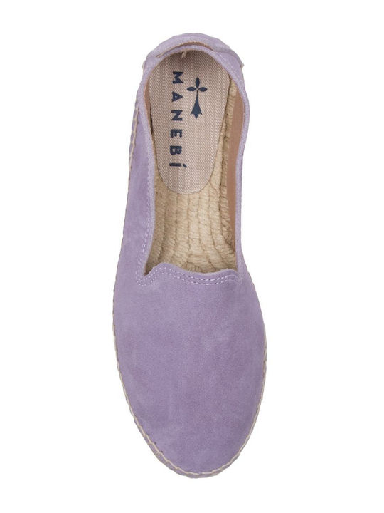 Hamptons Espadrile dama în culoarea Violet