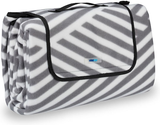 Relaxdays Picnic Blanket 200x200cm in White Color
