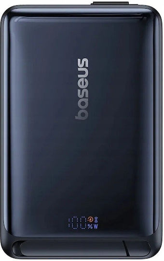 Baseus Nomos MagSafe Power Bank 10000mAh 45W με Θύρα USB-C Power Delivery Μαύρο