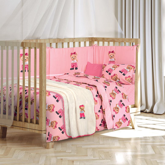 Greenwich Polo Club Одеяло Детско легло Essential Baby 8839 Велур Розов 110x140см.