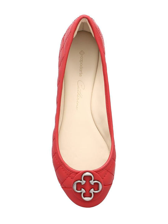Pantofi balerini pentru femei Coral
