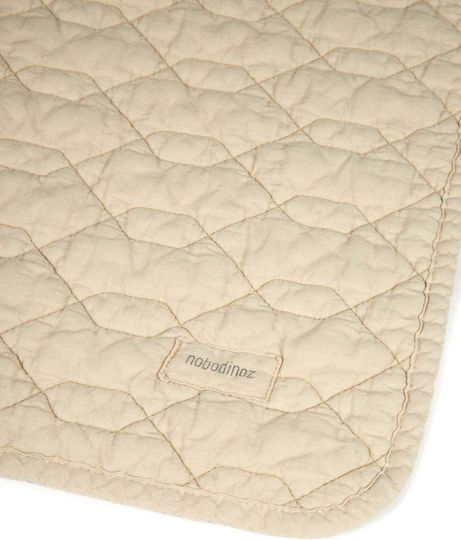 Nobodinoz Decke Kinderbett Wabi-Sabi Waffel Beige 100x135cm
