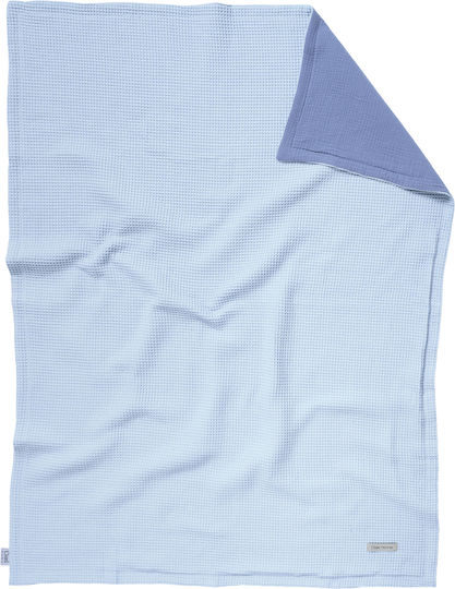 Das Home Одеяло Детски пелени за пелени Relax Синьо Light Blue 80x110см.
