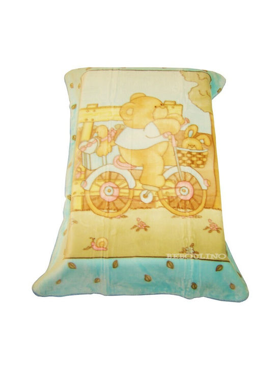 Lorelli Blanket Spanish Cot Microfiber Yellow 100x140cm
