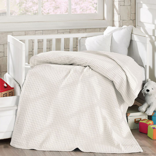 Beauty Home Blanket Cot Art 5116 Waffle Beige 120x160cm