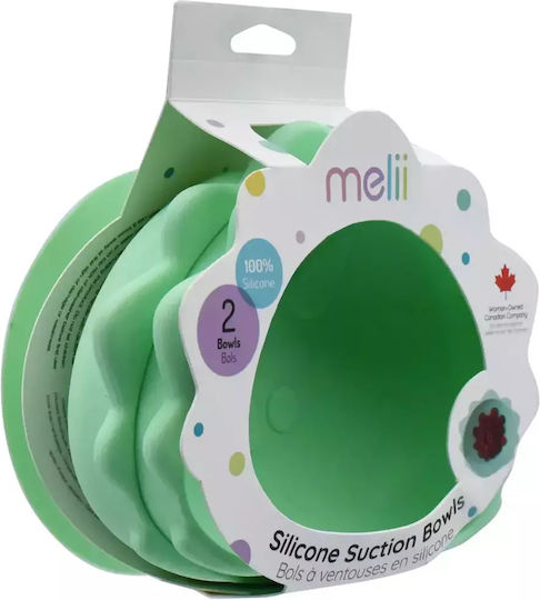 Melii Bol pentru copii din silicon Verde 2buc 17700