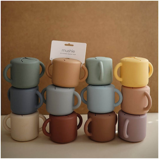 Mushie Παιδικό Μπωλ Φαγητού Snack Cup από Σιλικόνη Λιλά