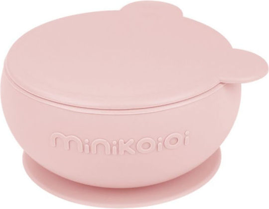 Minikoioi Baby Food Bowl made of Silicone Pink