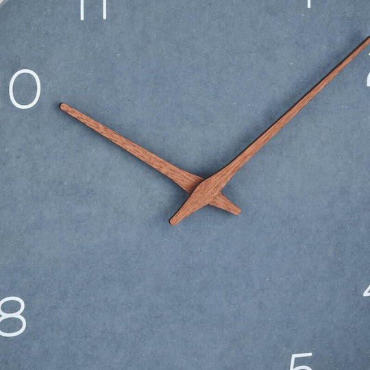 TFA Pigeon Wanduhr Kunststoff Blau Ø29.7cm