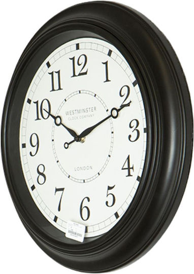 Wall Clock Plastic White Ø40cm