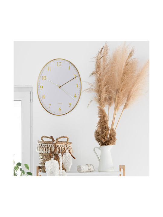 Viosarp Wall Clock Gold 30x24cm