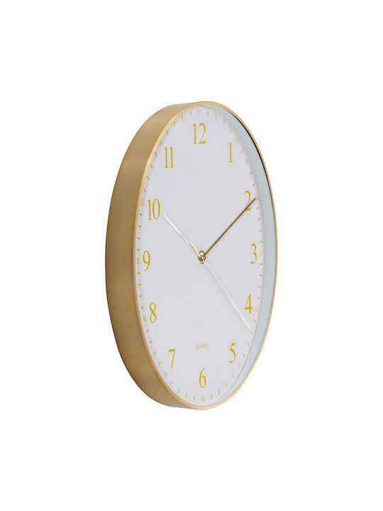 Viosarp Wall Clock Gold 30x24cm