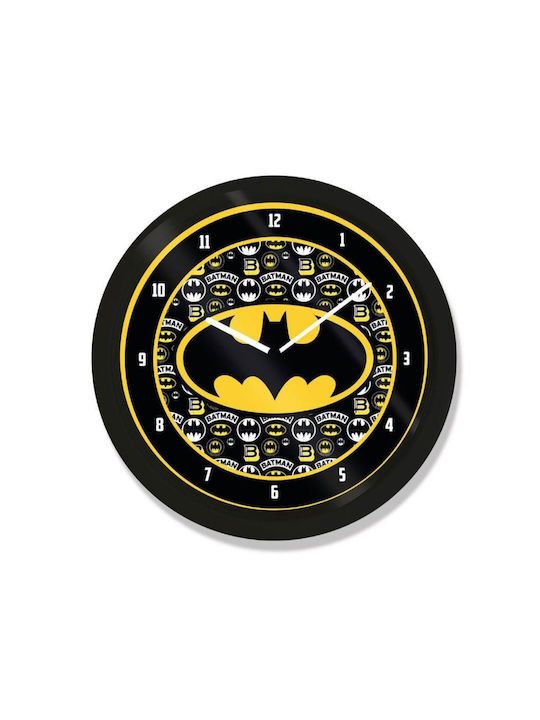 Pyramid International Batman Wall Clock Plastic Black Ø24.5cm