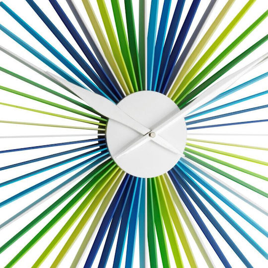 TFA Daisy Bunt XXL Wanduhr Kunststoff Mehrfarbig Ø54.5cm
