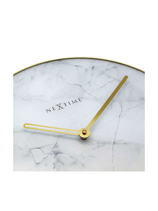 Design Is This Αθόρυβο Ρολόι Τοίχου Πλαστικό Λευκό Ø40cm