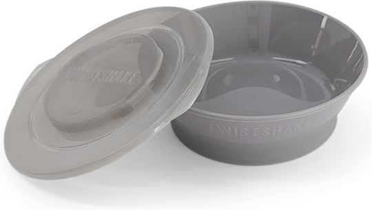 Twistshake Baby Food Bowl Bowl made of Plastic Gray