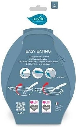 Nuvita Baby Food Container Set Blue 2pcs