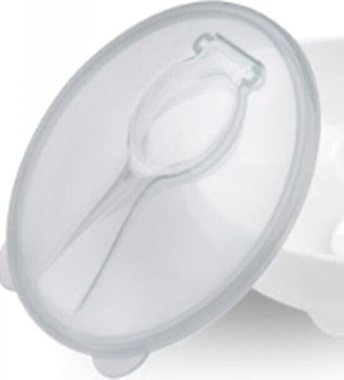 Akuku Baby Food Container Set made of Plastic White 2pcs