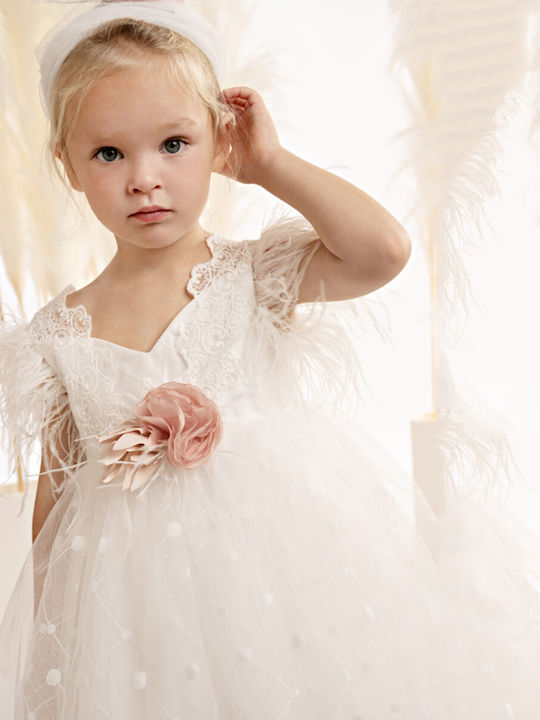 Baby Bloom White Lace Baptism Dress