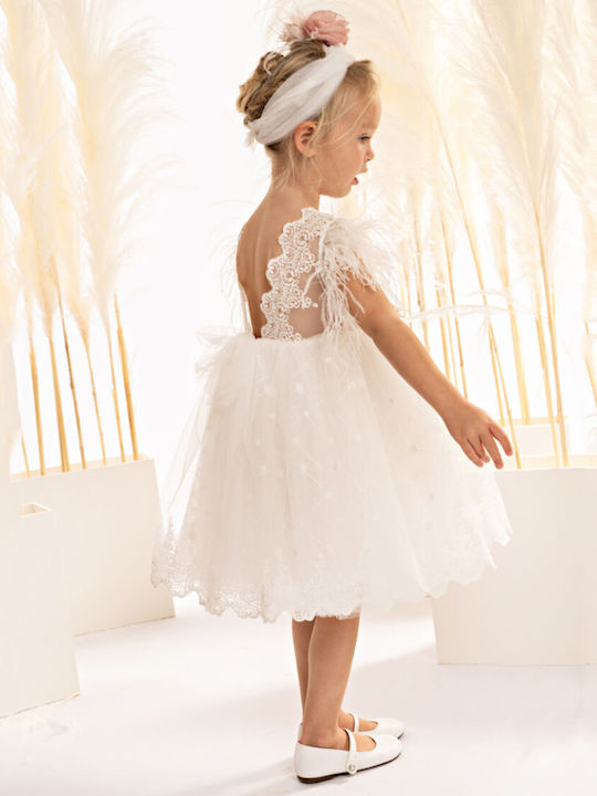 Baby Bloom White Lace Baptism Dress