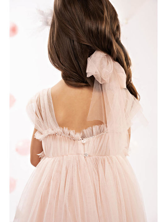 Baby Bloom Rosa Taufkleid aus Tüll
