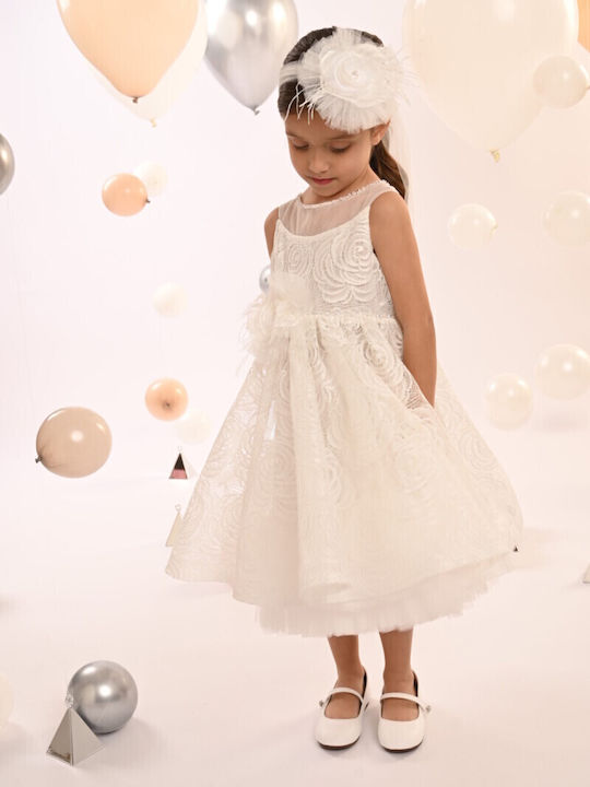 Baby Bloom White Baptism Dress made of Lace