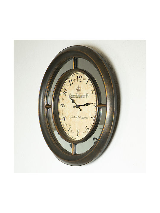 Ceas de Perete Plastic Bronz Ø55.6cm