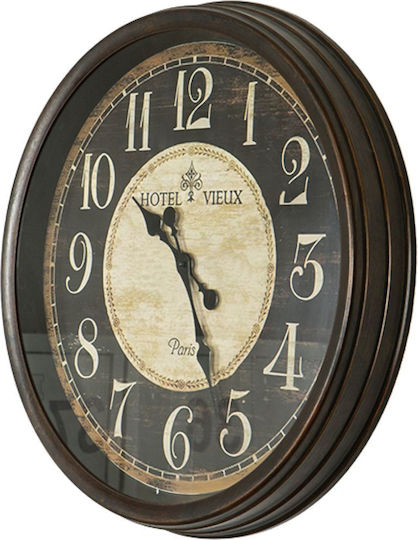Ceas de Perete Plastic Bronz Ø61cm