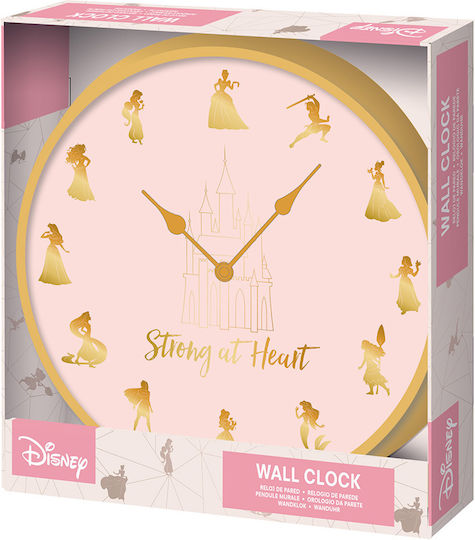 Pyramid International Disney Princess (Strong At Heart) Ceas de Perete Plastic Roz Ø25cm