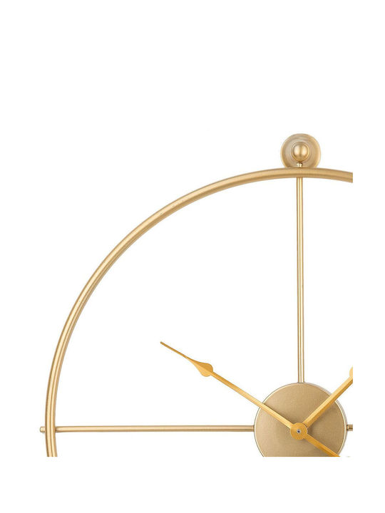 Beliani Wanduhr Gold Ø50cm