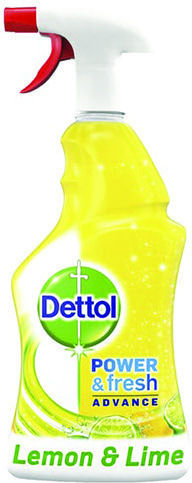 Dettol Power & Fresh Advance Καθαριστικό Spray Γενικής Χρήσης Λεμόνι & Λάιμ 3x500ml