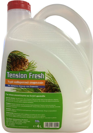 Spark Tension Fresh Professional Cleaning Liquid General Use Tension Fresh 4lt