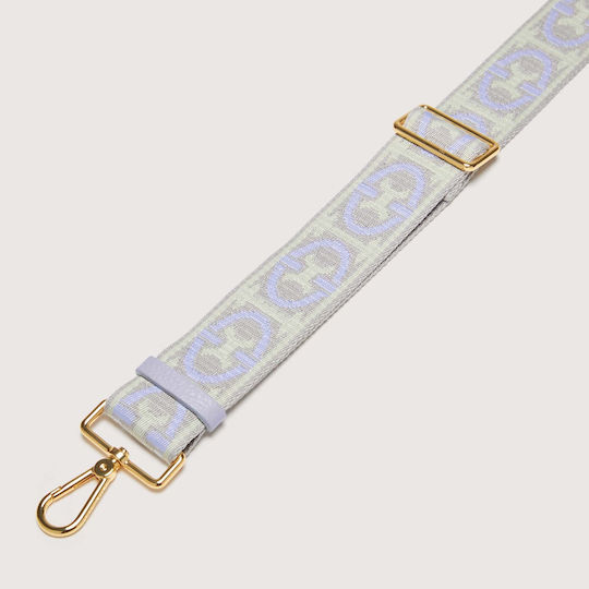 Coccinelle Cotton Logo Strap Pastel Blue Γαλάζιο