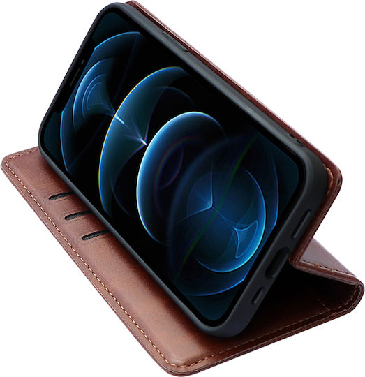 Vintage Magnet Wallet Case Sonique Xiaomi Poco X7 Pro 5g Brown